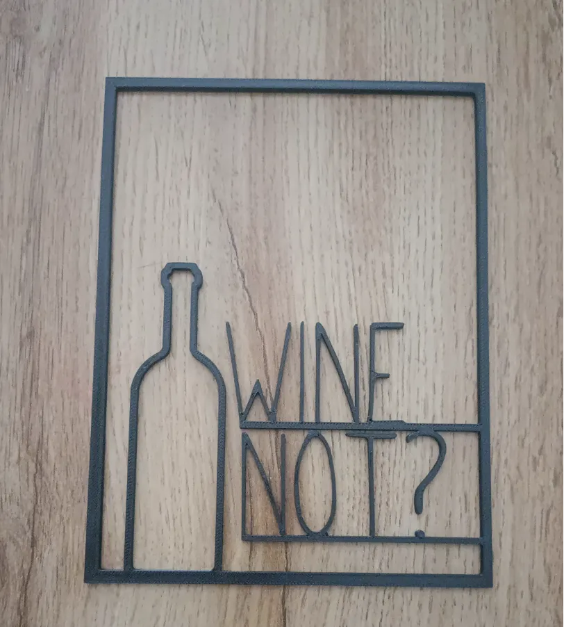 wine art wall