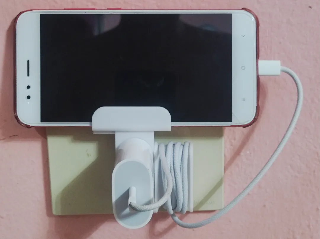 Detachable Phone Holder for Wall Charger - Wall & Outlet Charger Holders, in stock
