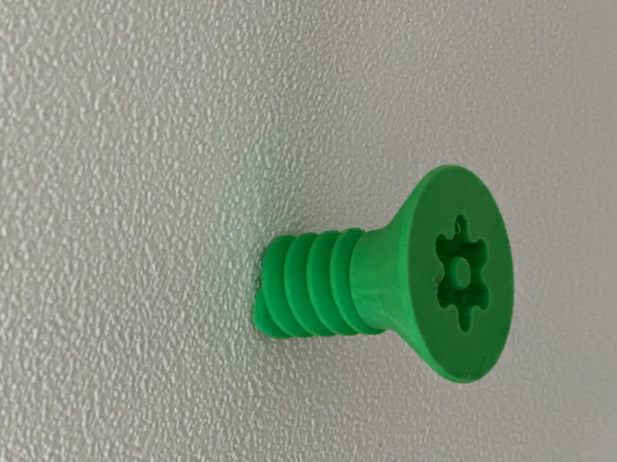 Wall Hook in the Shape of a Torx-Screw, photo 3 of 4 - Wall Hook in the Shape of a Torx-Screw Art