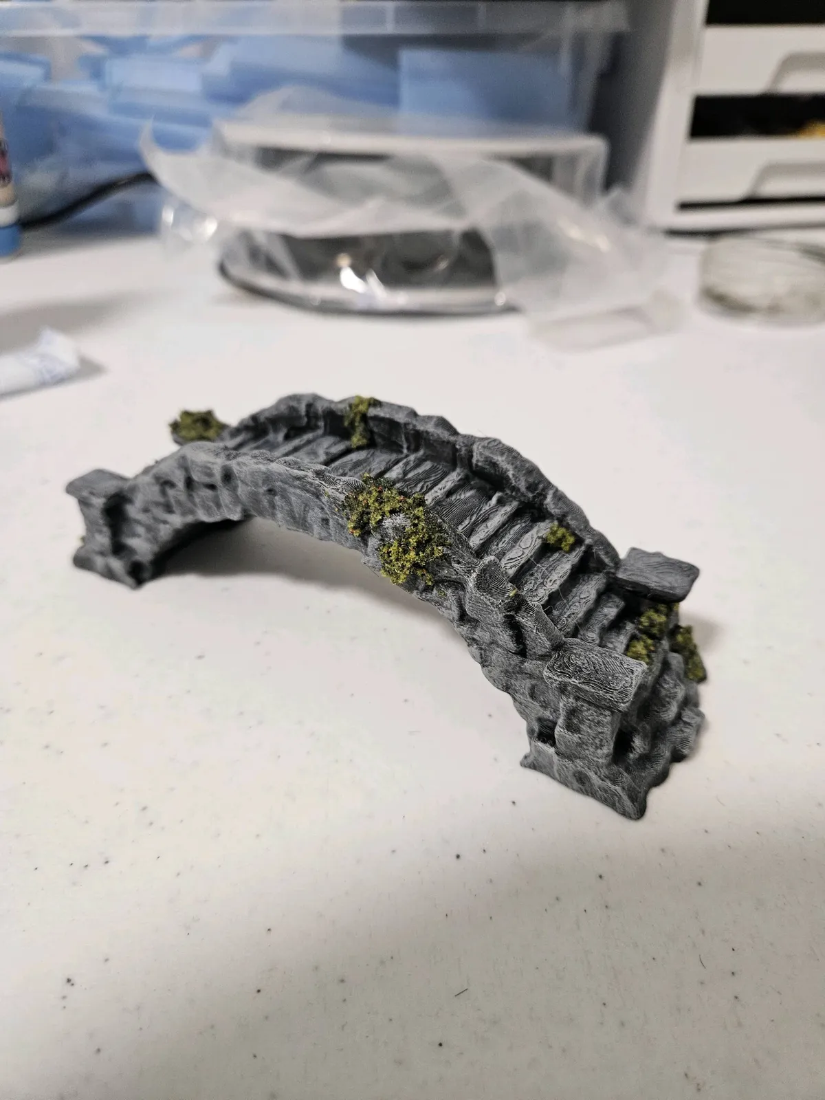 Ancient stone bridge for tabletop wargaming, photo 2 of 3 - Ancient stone bridge for tabletop wargaming Toys & Games