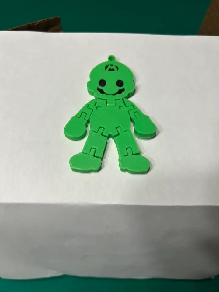 Articulated Mario Keychain or Fidget Toy, photo 2 of 4 - Articulated Mario Keychain or Fidget Toy Toys & Games
