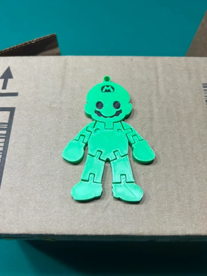 Articulated Mario Keychain or Fidget Toy, photo 3 of 4 - Articulated Mario Keychain or Fidget Toy Toys & Games