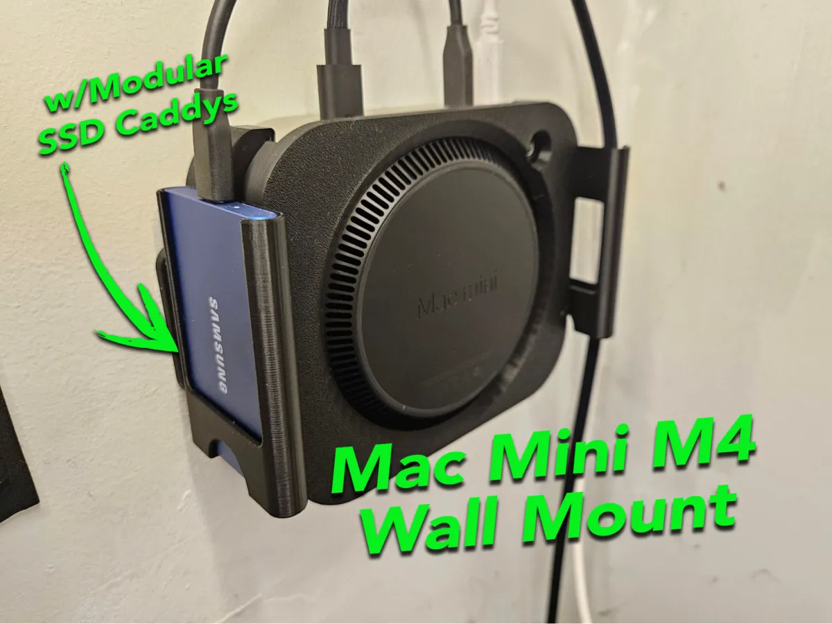 Mac Mini M4 2024 Wall / Under Desk Mount