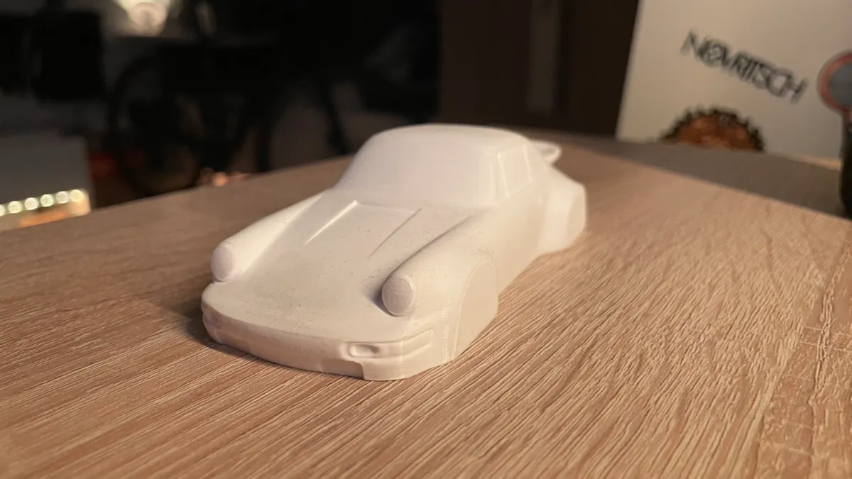 911 Inspired Car Sculpture, photo 4 of 4 - 911 Inspired Car Sculpture Home Decor Items