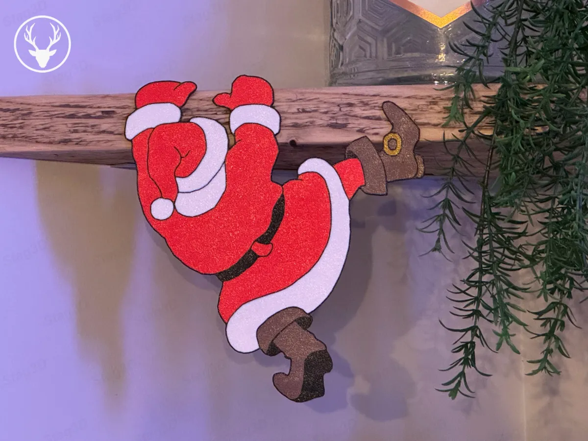 Santa Shelf Decoration, photo 3 of 3 - Santa Shelf Decoration Storage & Organisation