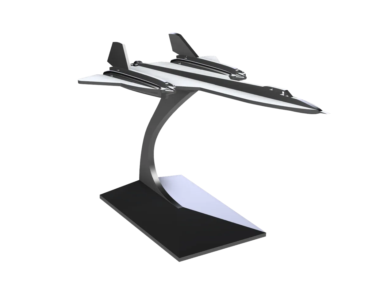 SR-71 Blackbird Airplane Kit Card - Christmas, photo 2 of 4 - SR-71 Blackbird Airplane Kit Card - Christmas Gifts & Occasions