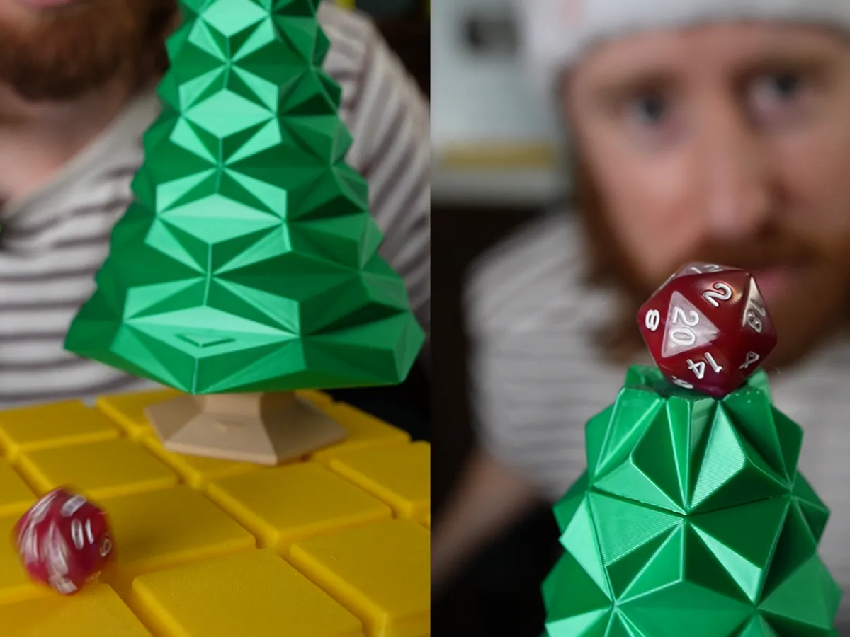 Christmas Tree Dice Tower with Removable Topper - Castle & Tower Dice Towers, in stock in India