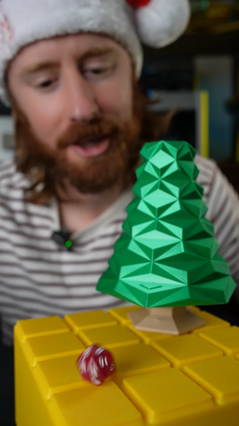 Christmas Tree Dice Tower with Removable Topper, photo 2 of 4 - Christmas Tree Dice Tower with Removable Topper Board Games & Tabletop