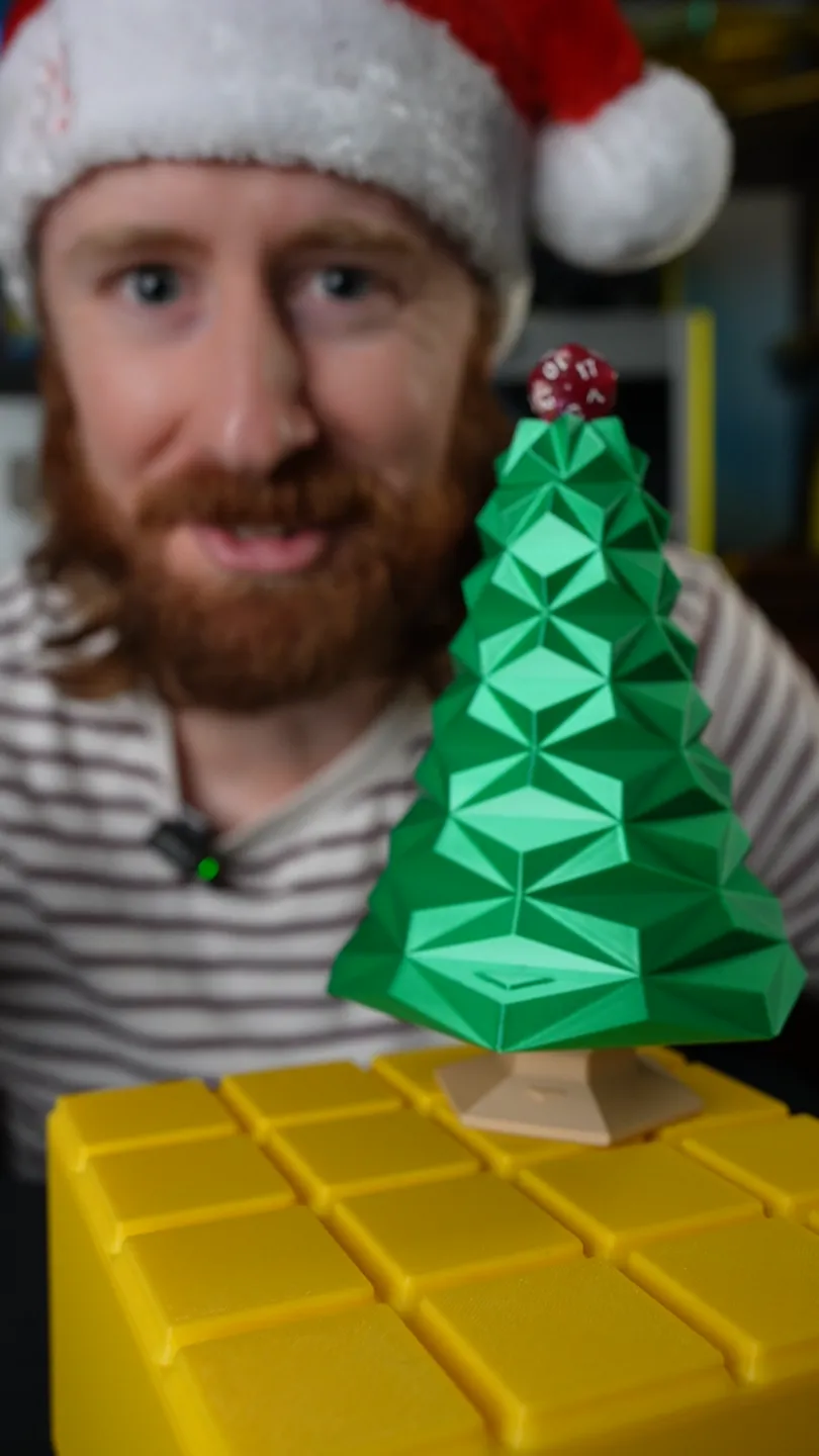 Christmas Tree Dice Tower with Removable Topper, photo 4 of 4 - Christmas Tree Dice Tower with Removable Topper Board Games & Tabletop