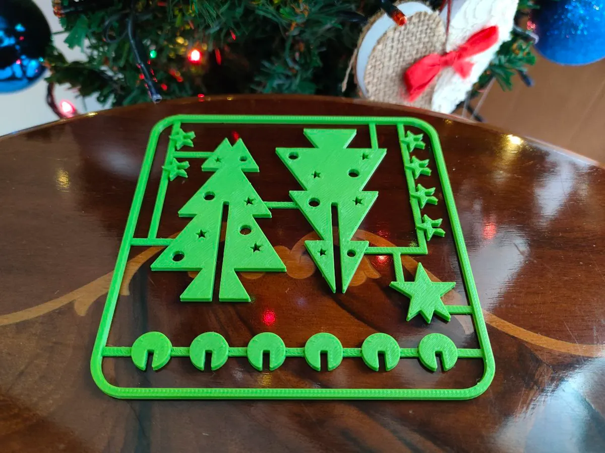 Christmas tree kit card