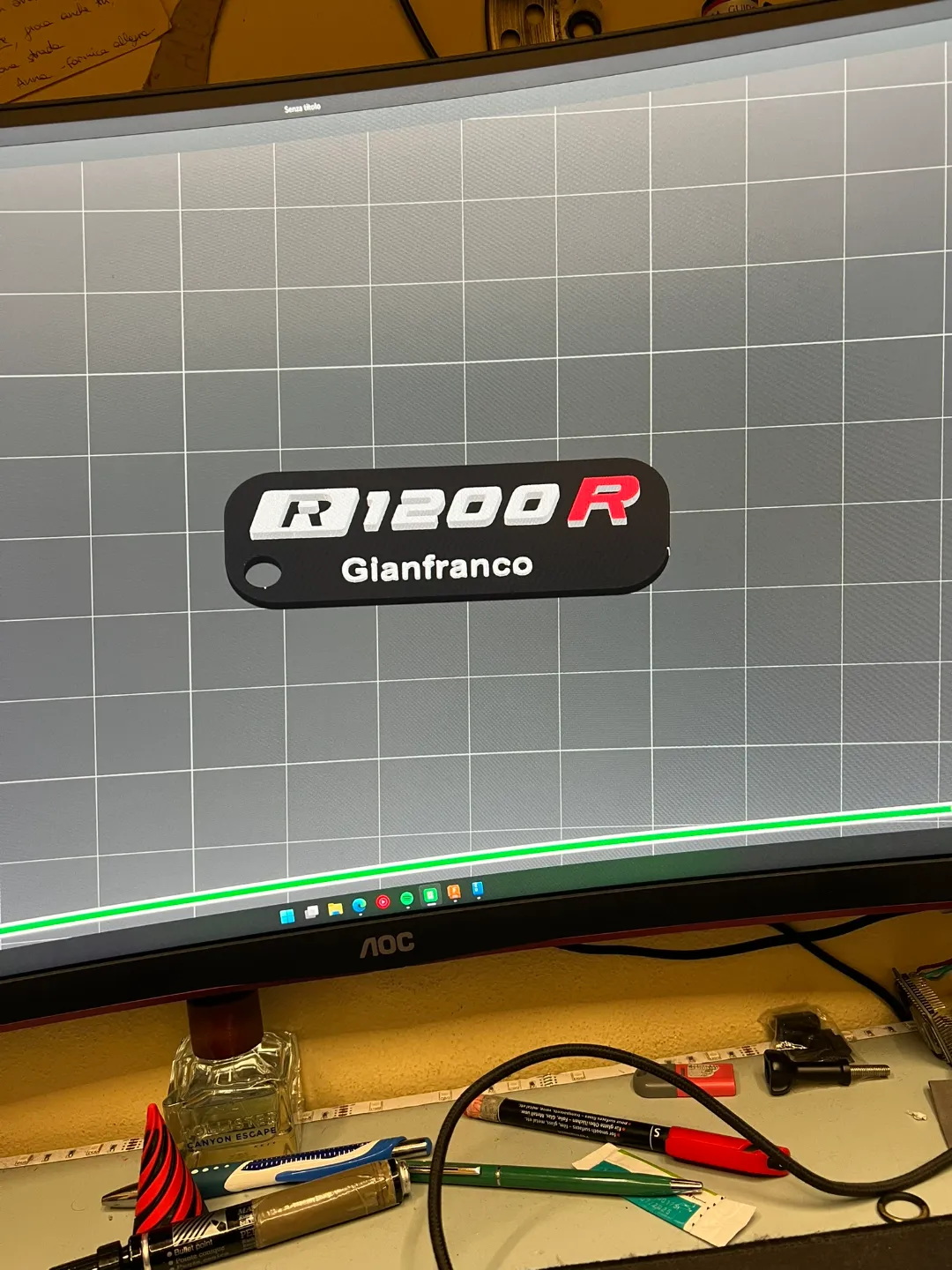 R1200R keychain (customizable), photo 2 of 3 - R1200R keychain (customizable) Tools