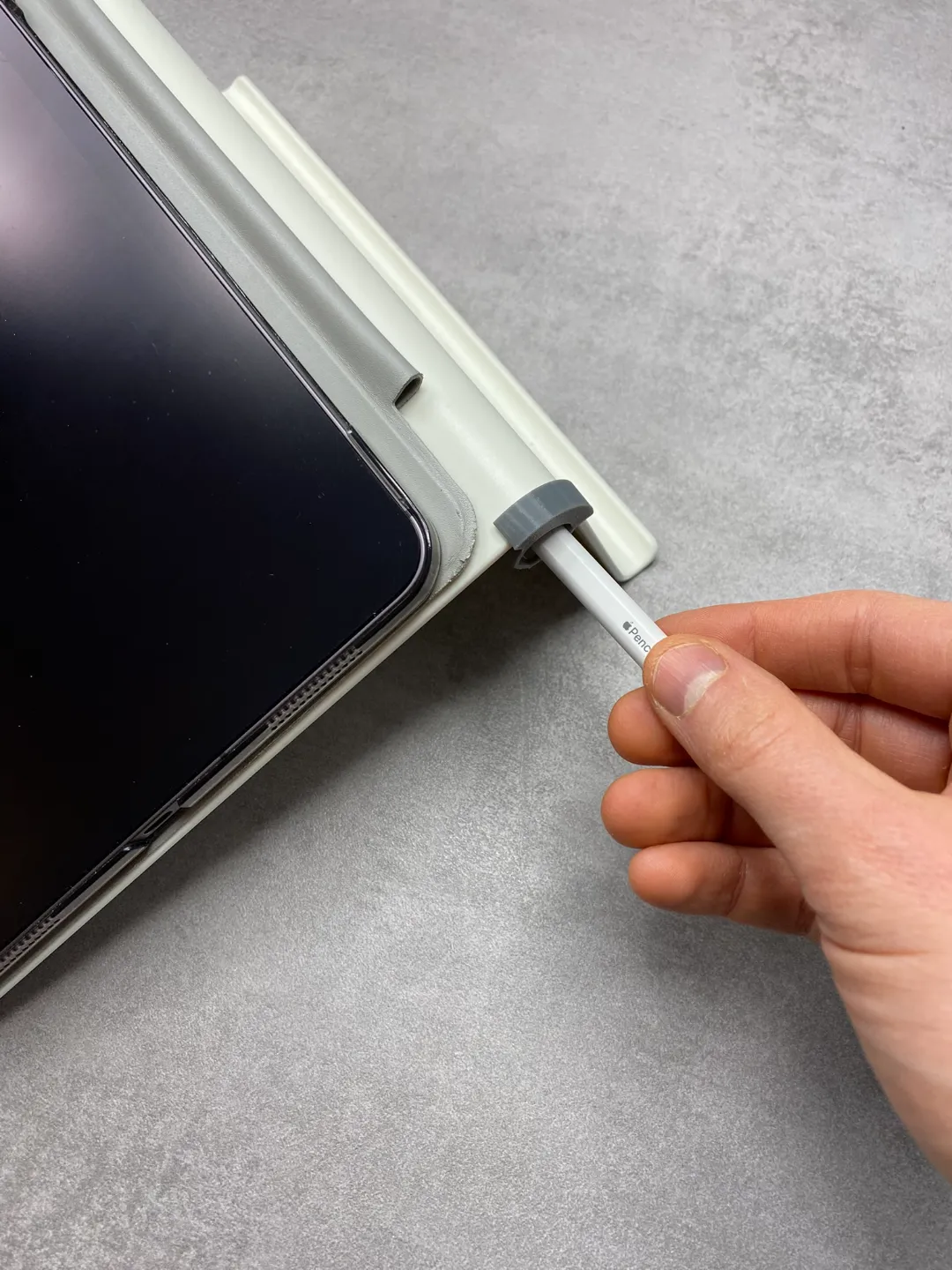 Apple Pencil Holder for IKEA Isberget Tablet Stand, photo 3 of 4 - Apple Pencil Holder for IKEA Isberget Tablet Stand Mobile & Device Accessories