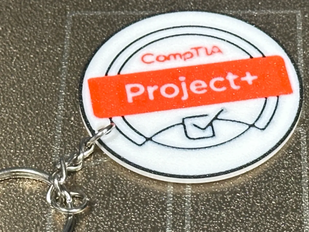 CompTIA Project+ Certified Keychain - Luggage Tag - Signs & Logos, in stock in India