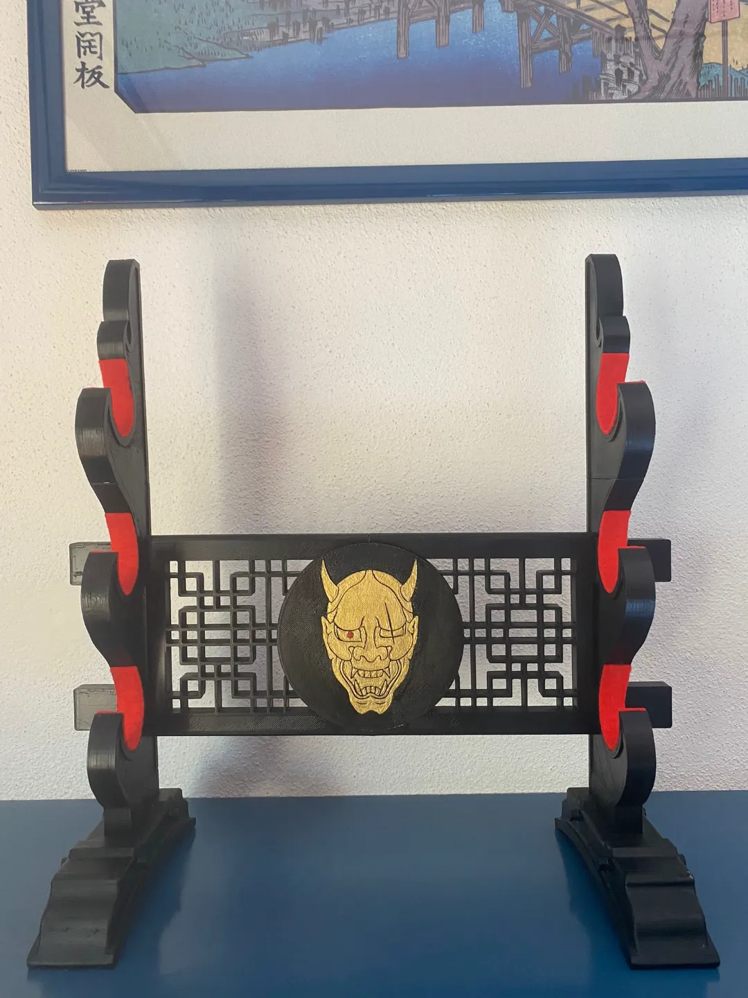 Triple Katana Stand (Demon Zoro), photo 2 of 4 - Triple Katana Stand (Demon Zoro) Props & Cosplay