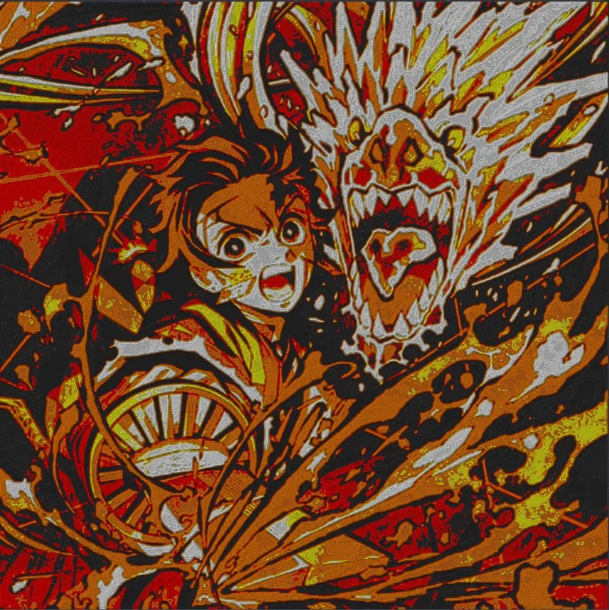 Tanjiro HueForge - Art Pieces, in stock in India