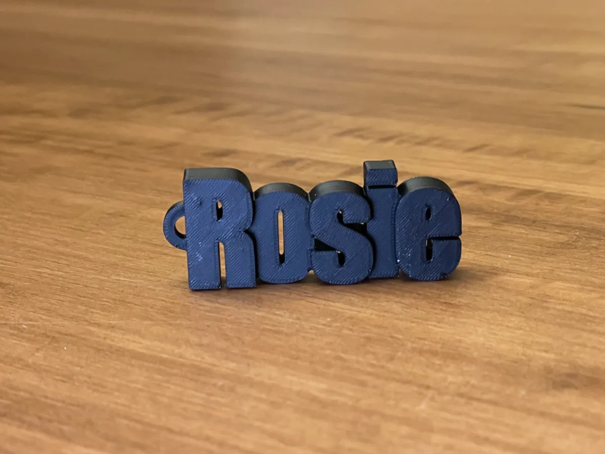 Rosie Name Keychain - Fashion Accessories, in stock in India