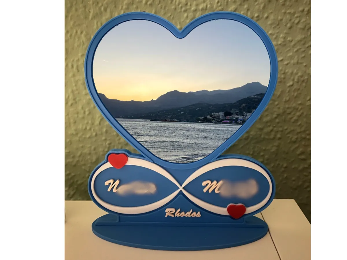 Photo Love Frame (Text is customizable)