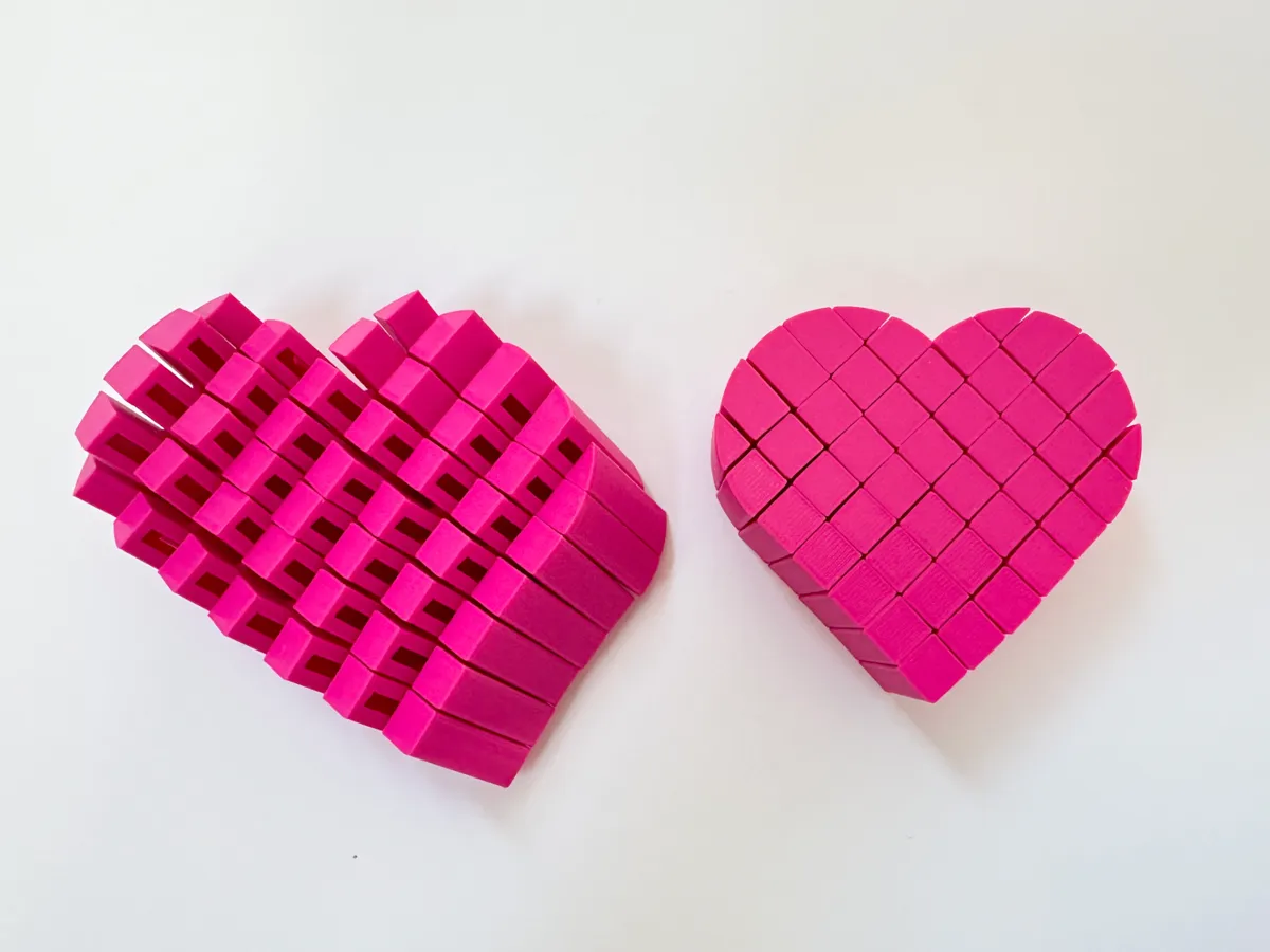 Pixel Heart Fidget Toy