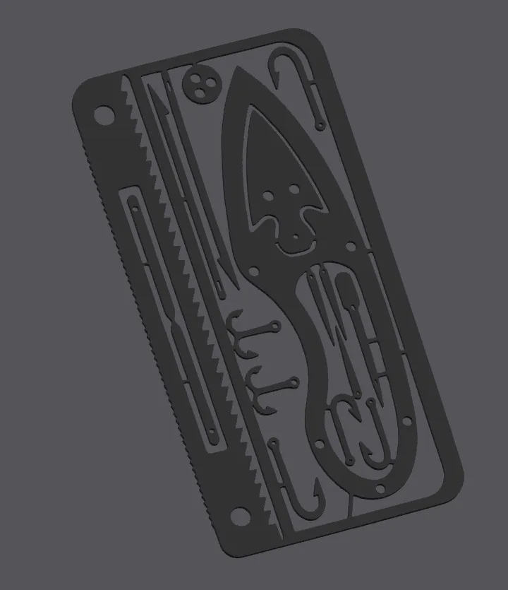 Hunter survival kit card, photo 3 of 4 - Hunter survival kit card Travel & Everyday Carry