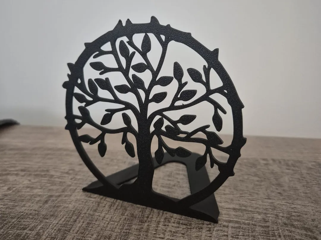 Celtic tree book support bookend