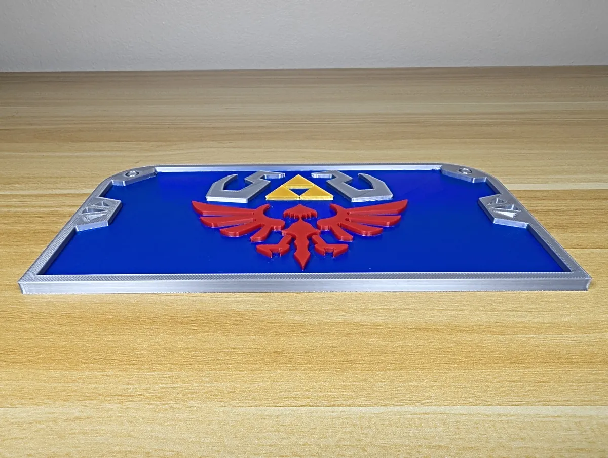 Zelda Hylian Shield Nintendo Switch 2 Dock Cover, photo 3 of 4 - Zelda Hylian Shield Nintendo Switch 2 Dock Cover Gaming Accessories