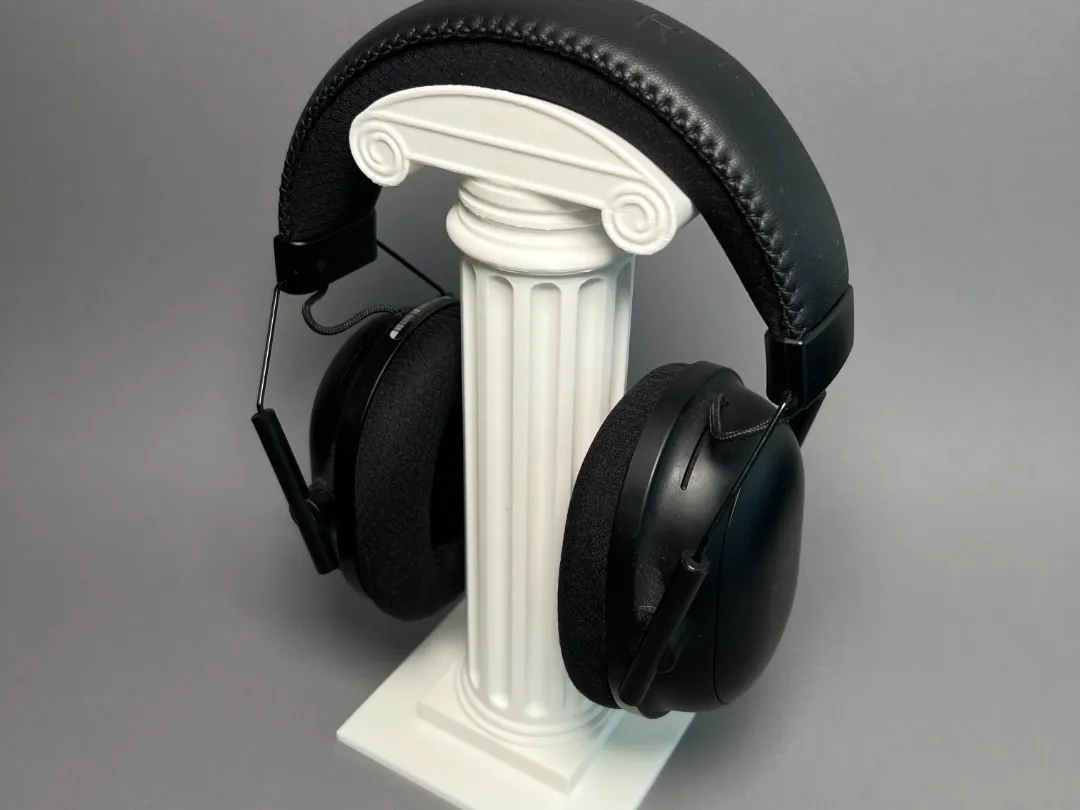 Greek Headset Stand (With Dimensions)