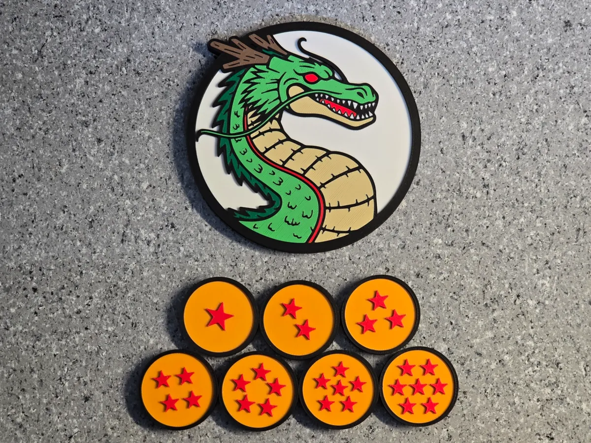 Dragon Ball Z - Shenron & Dragon Ball Magnets
