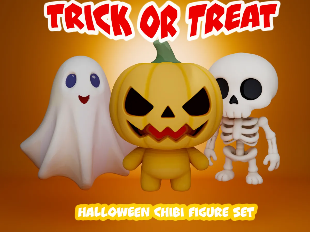 Trick or Treat Halloween Chibi Figure s