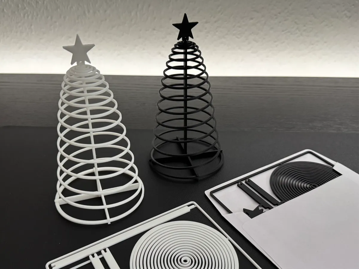 Spiral christmas tree - Kit Card fits in envelope