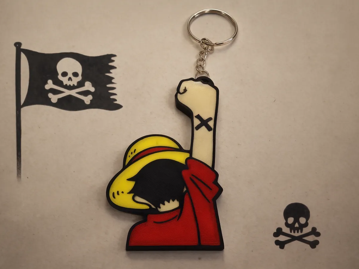 Monkey D. Luffy keychain - one piece