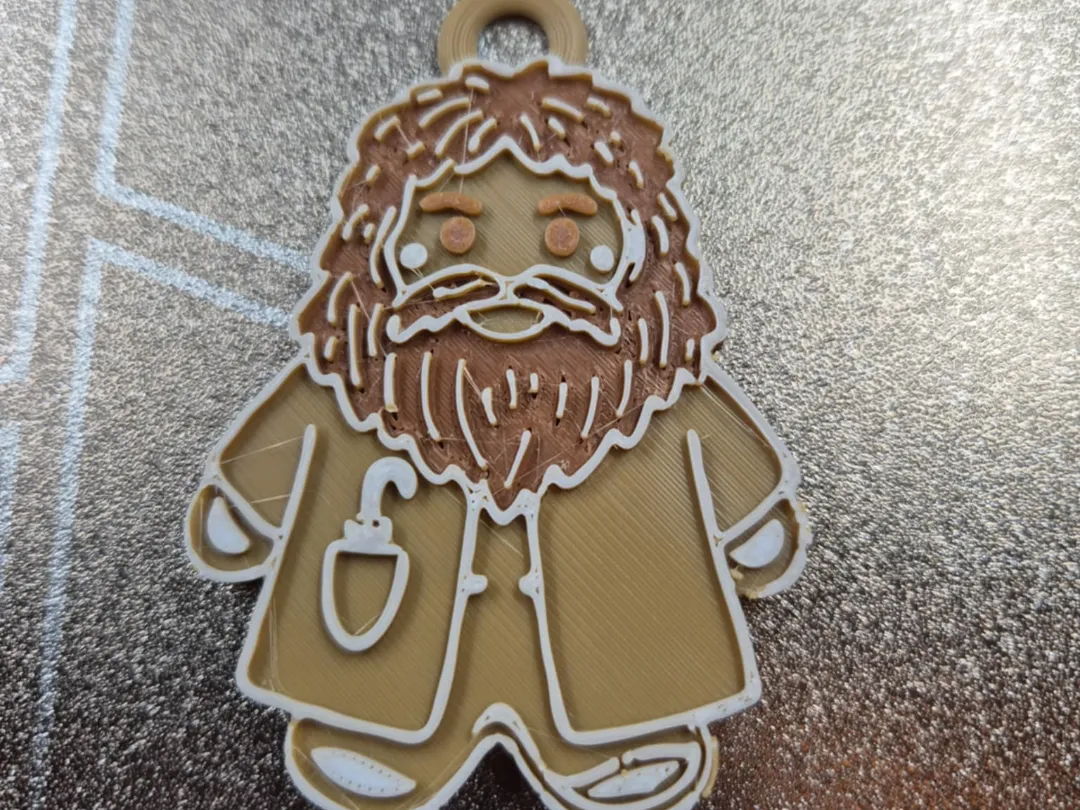 Rubeus Hagrid Gingerbread Christmas Ornament