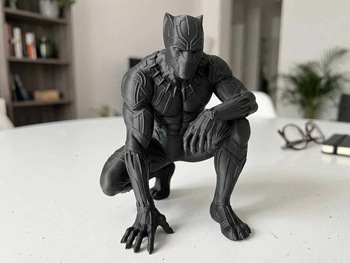 Black Panther Figure | Superhero Display Statue