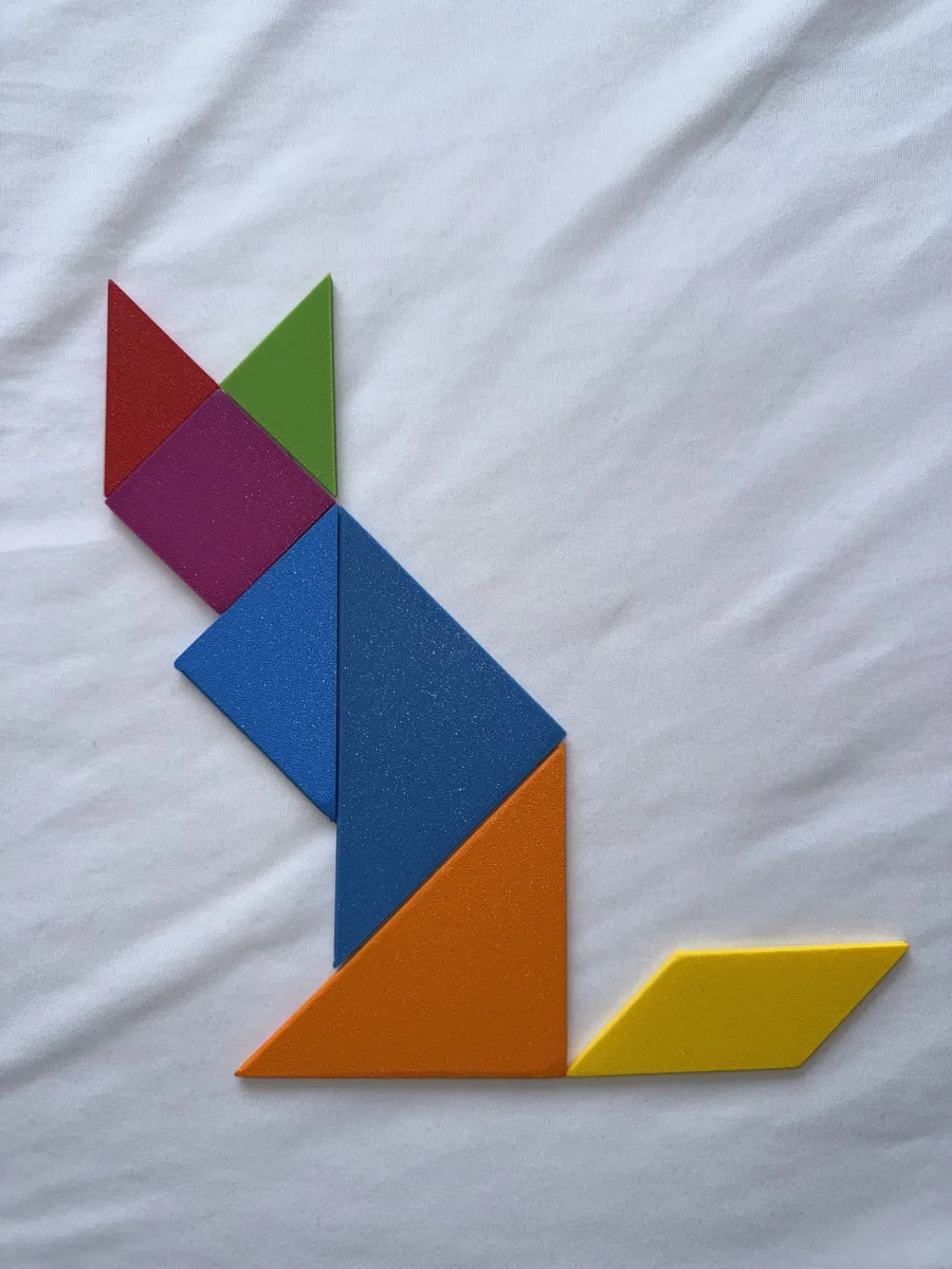 Tangram Puzzle with Custom Storage Box, photo 4 of 4 - Tangram Puzzle with Custom Storage Box Toys, Games & Hobbies