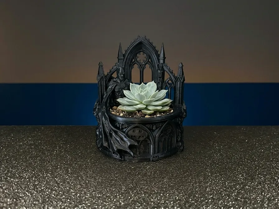 Batman Gothic Planter - Succulent Pot & Organizer - Decor, in stock in India