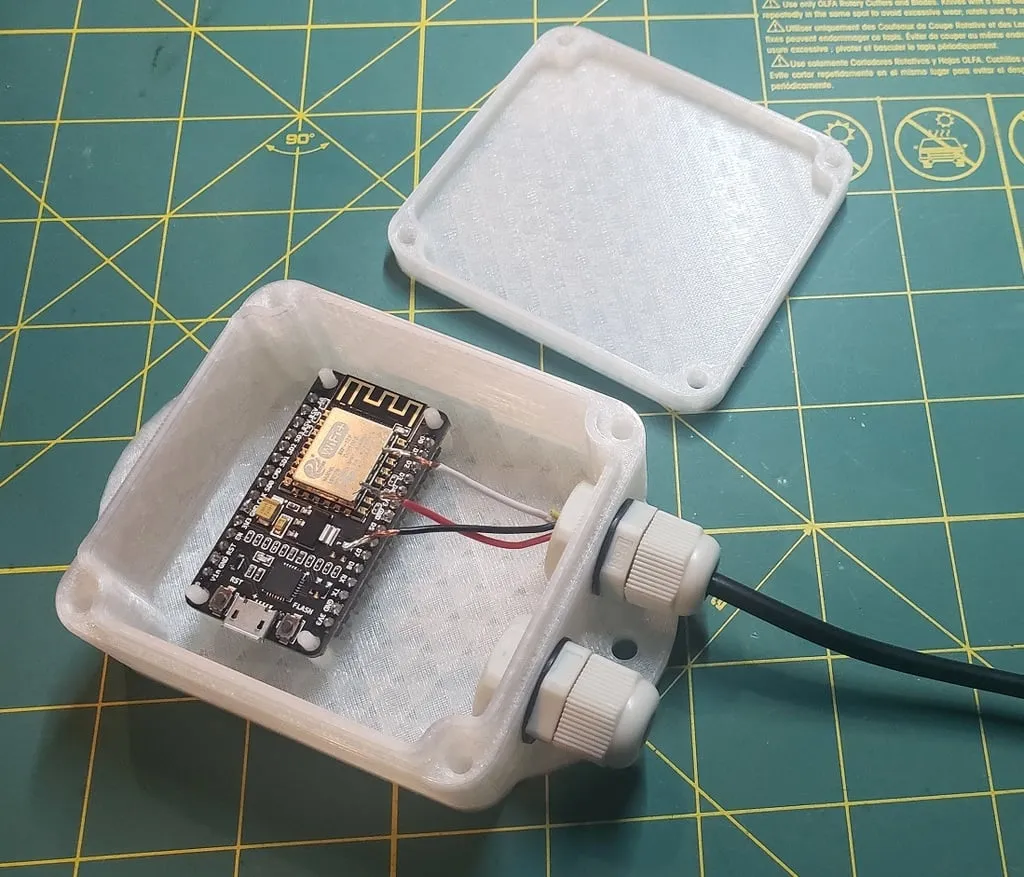 Weatherproof case for NodeMCU with internal mount, photo 2 of 4 - Weatherproof case for NodeMCU with internal mount Household