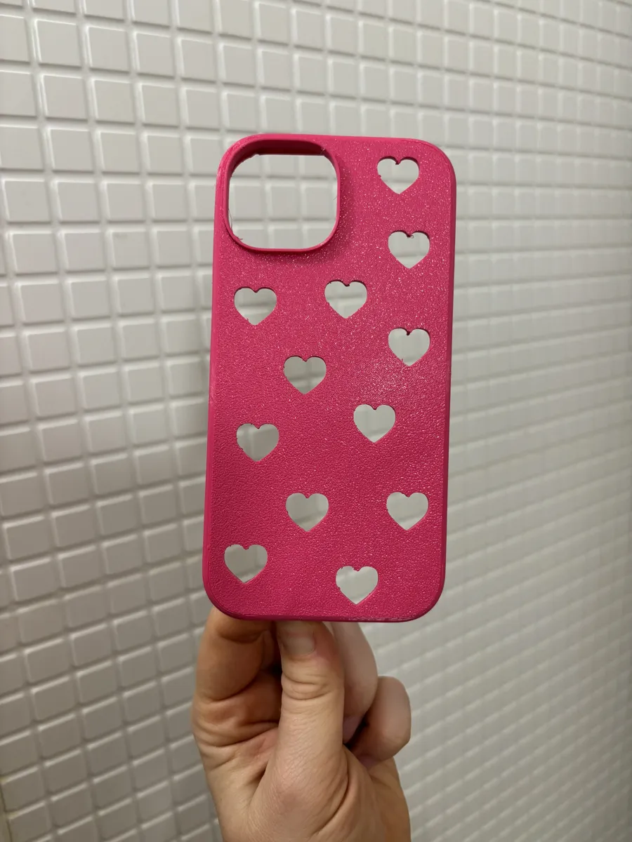 iPhone 15 Case with Hearts - Gadgets, in stock in India