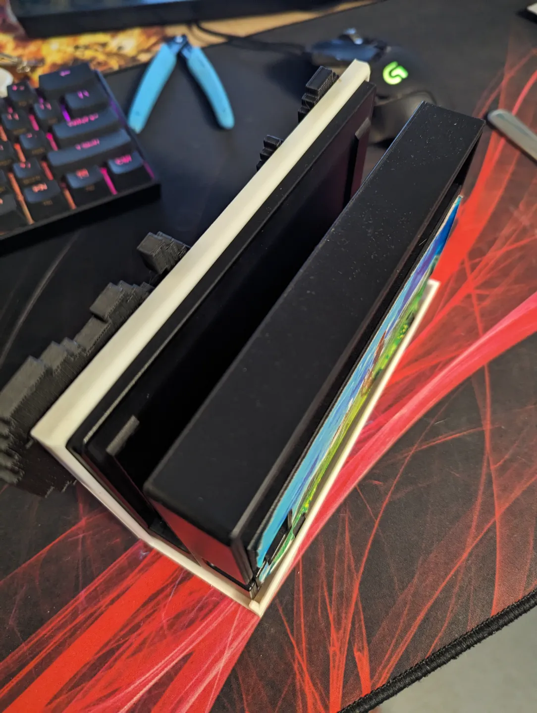 Pokémon Peg Board Nintendo Switch Dock Cover, photo 3 of 4 - Pokémon Peg Board Nintendo Switch Dock Cover Gaming Accessories