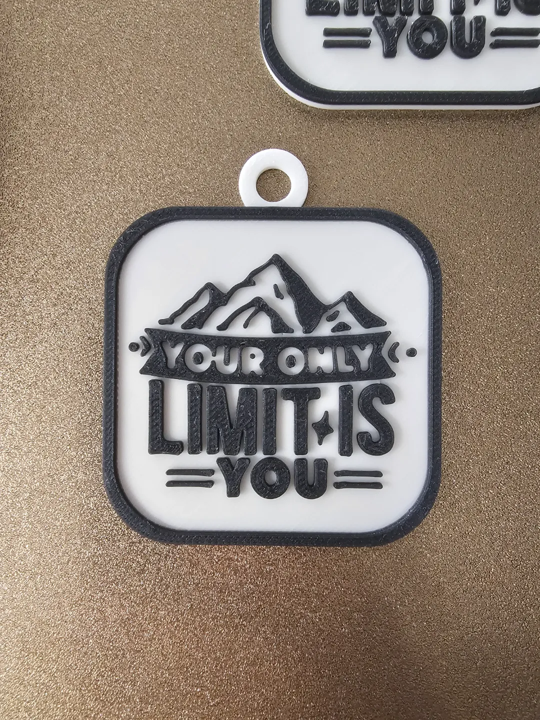 Motivation keychain: Your only limit is YOU!