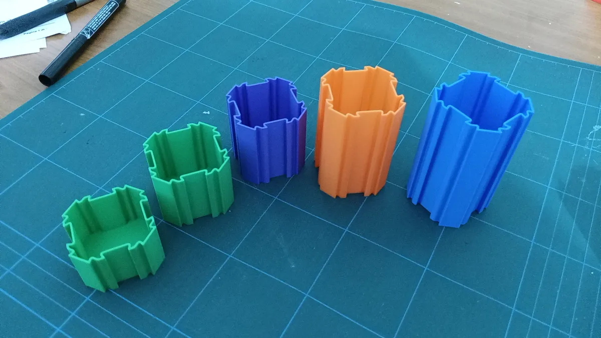 Modular desk organizer pen holder, photo 4 of 4 - Modular desk organizer pen holder Desk & Office
