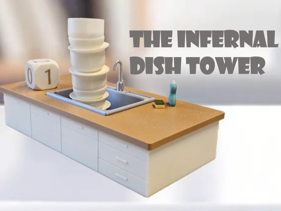 The Infernal Dish Tower Game - Plates, Bowls & Serving Trays, in stock in India
