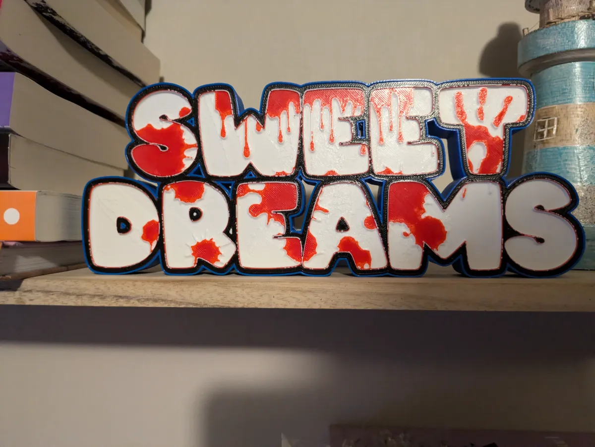 Sweet Dreams" Horror-Themed Night Light, photo 4 of 4 - Sweet Dreams" Horror-Themed Night Light Art