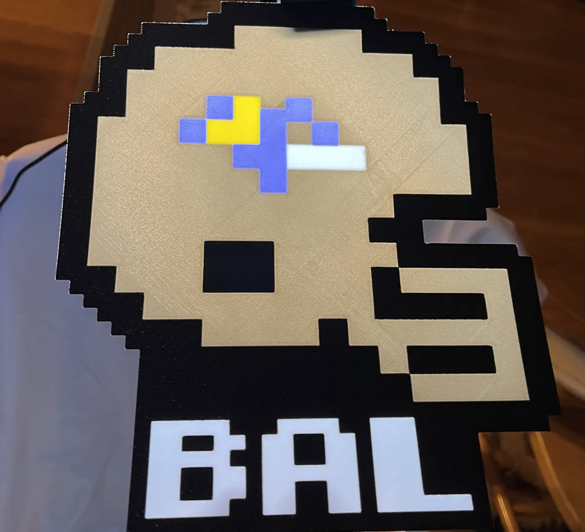Baltimore Ravens Tecmo Super Bowl Light Box, photo 3 of 4 - Baltimore Ravens Tecmo Super Bowl Light Box Art