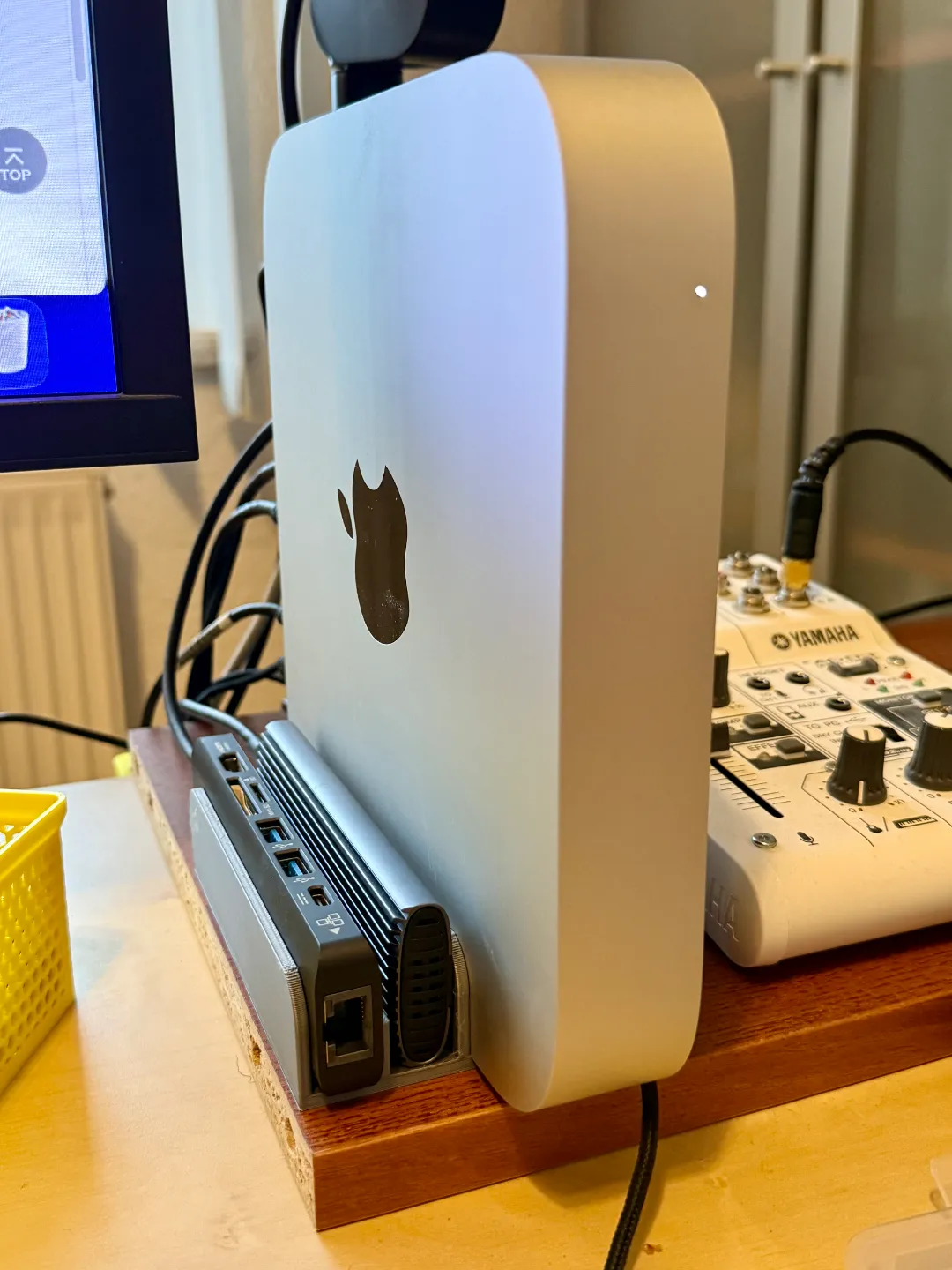 MacMini Stand with external nvme and USB Hub, photo 4 of 4 - MacMini Stand with external nvme and USB Hub Tools