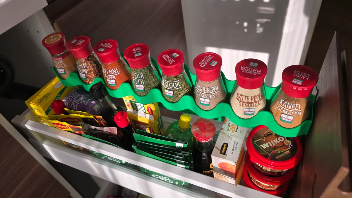 Verstegen spice rack to fit on IKEA METOD drawer, photo 4 of 4 - Verstegen spice rack to fit on IKEA METOD drawer Household