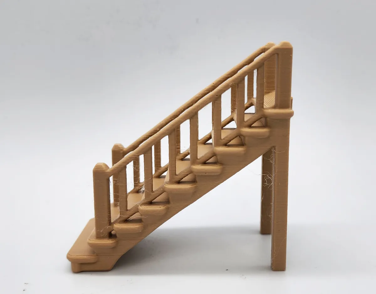 Wooden Staircase Miniature, photo 3 of 4 - Wooden Staircase Miniature Miniatures