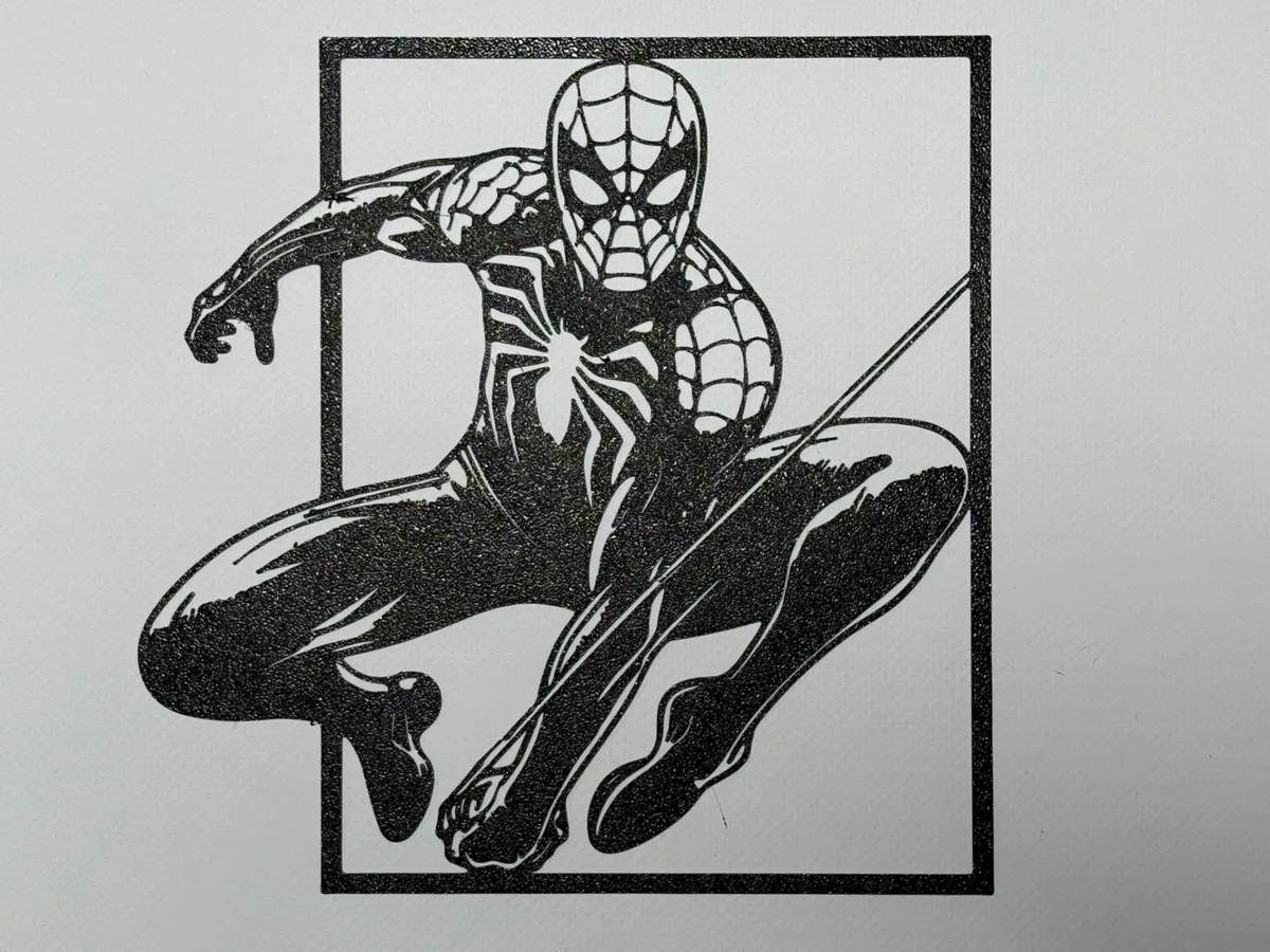 Spiderman silhouette (wall art)