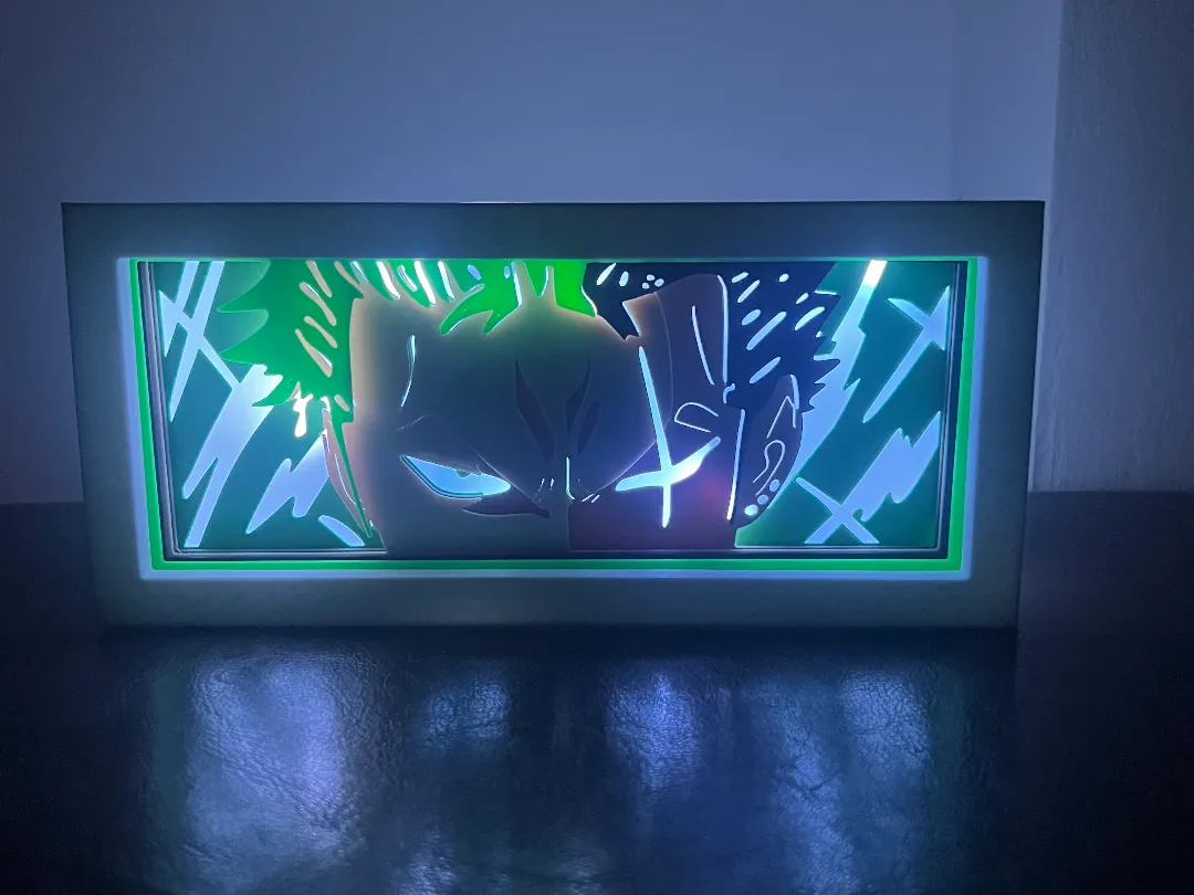 One Piece - Zoro LED Lightbox