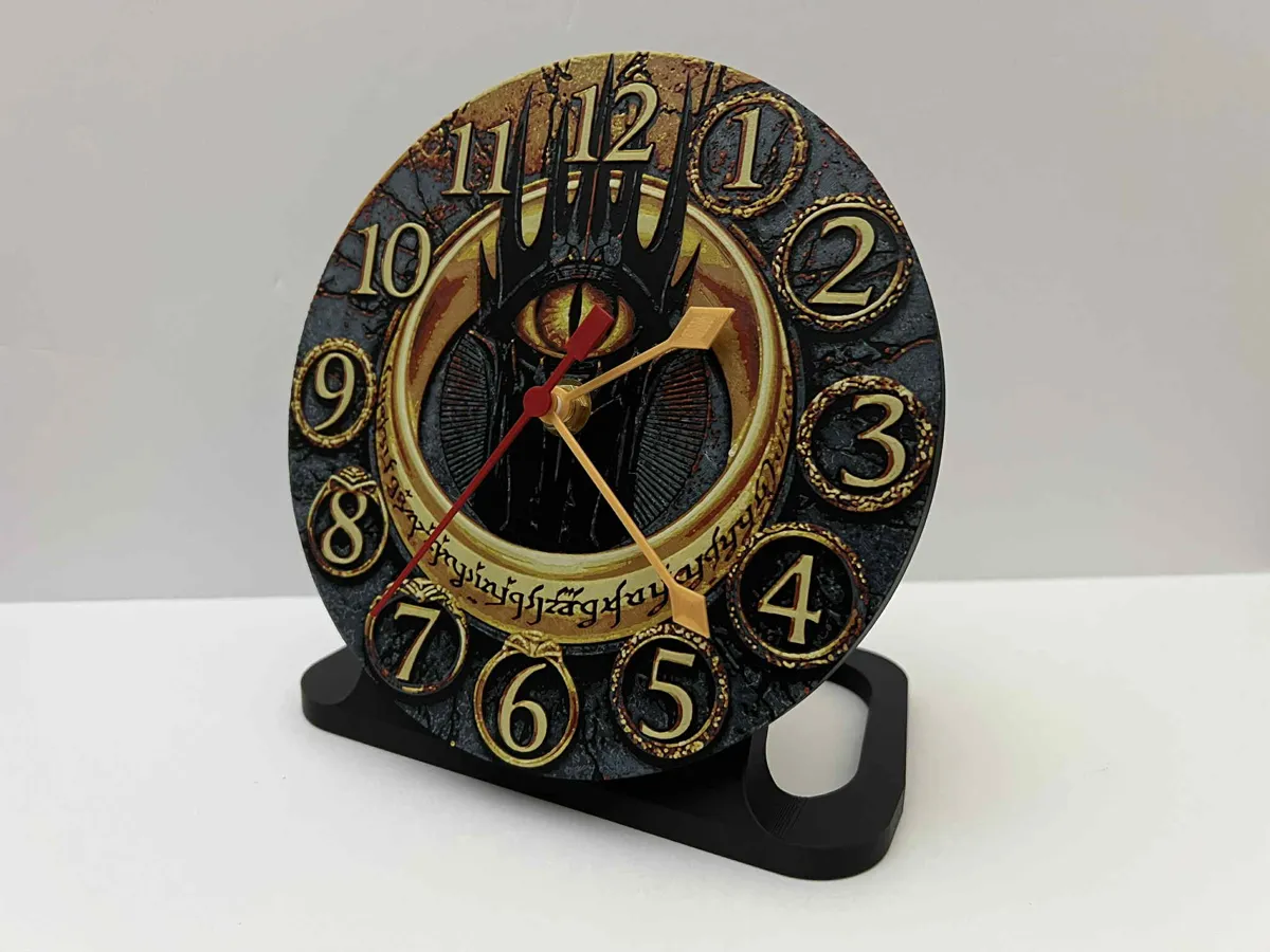 Lord of the Rings - Customizable Clock, photo 3 of 4 - Lord of the Rings - Customizable Clock Home Decor Items