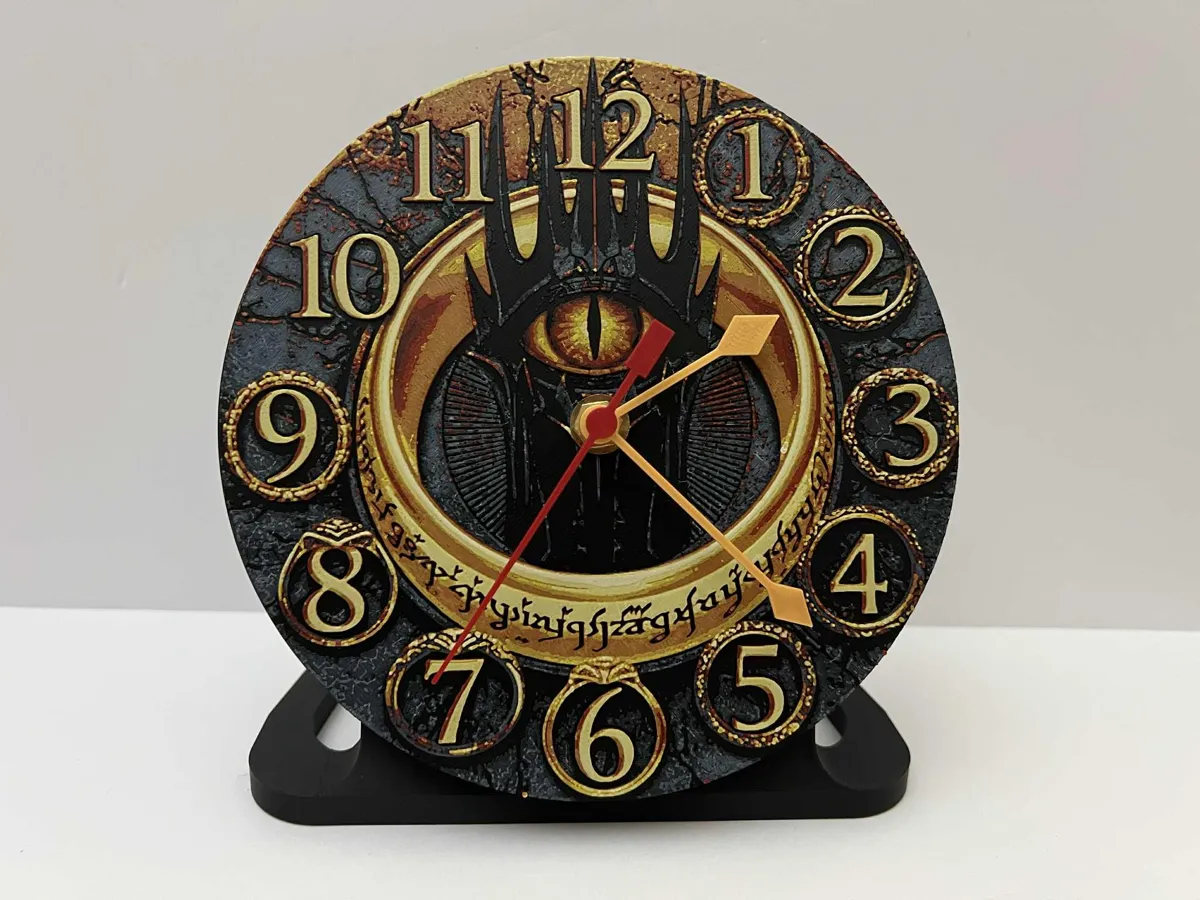 Lord of the Rings - Customizable Clock, photo 4 of 4 - Lord of the Rings - Customizable Clock Home Decor Items