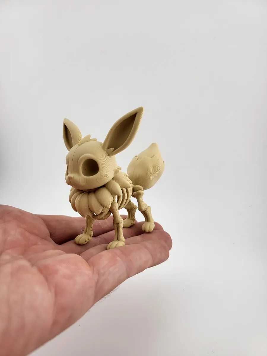 Eevee Skeleton Figure Pokemon Kanto Edition cute, photo 3 of 4 - Eevee Skeleton Figure Pokemon Kanto Edition cute Figurines & Collectibles